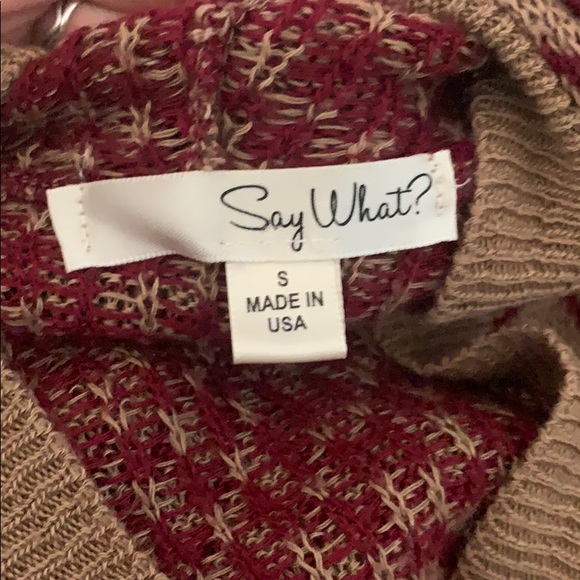 Boho/Tribal cardigan sweater - Picture 3 of 3